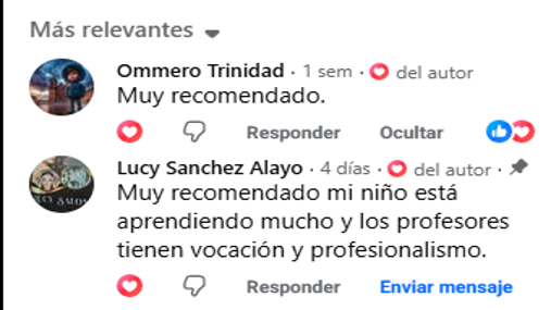 Comentario de padre de familia